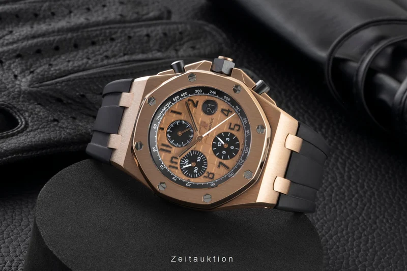 Audemars Piguet Royal Oak chronograph 18 ct gold automatic men's watch 26470OR LP: 53000EUR [2605559]