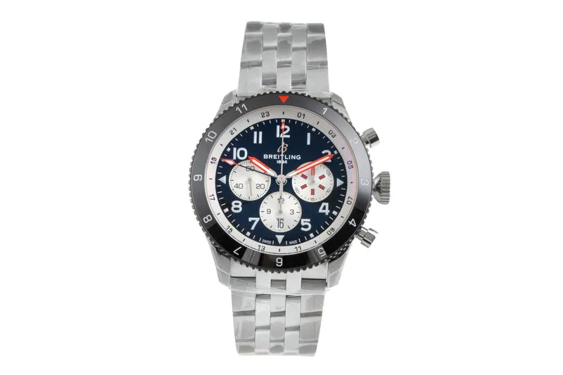 Breitling Super Avi chronograph steel automatic men's watch YB04451A1B1A1 [2603666]