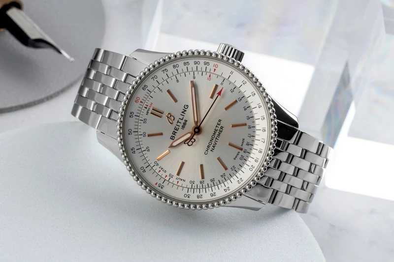 Breitling Navitimer steel automatic men's watch A17395F41G1A1 LP: 5750EUR [2605430]