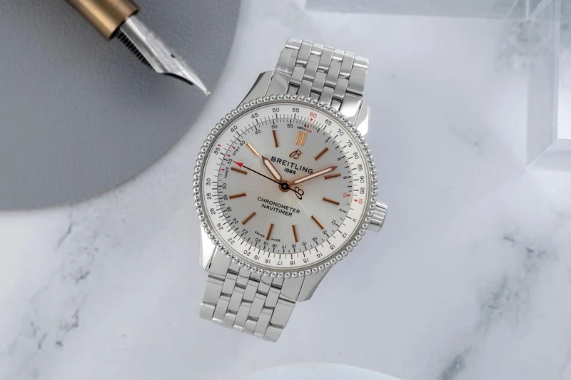 Breitling Navitimer steel automatic men's watch A17395F41G1A1 LP: 5750EUR [2605430]