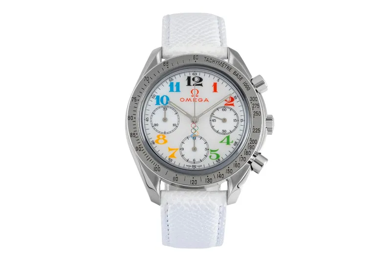 Omega Speedmaster chronograph silver-gilt automatic men's watch 3836.70.36 [2604839]