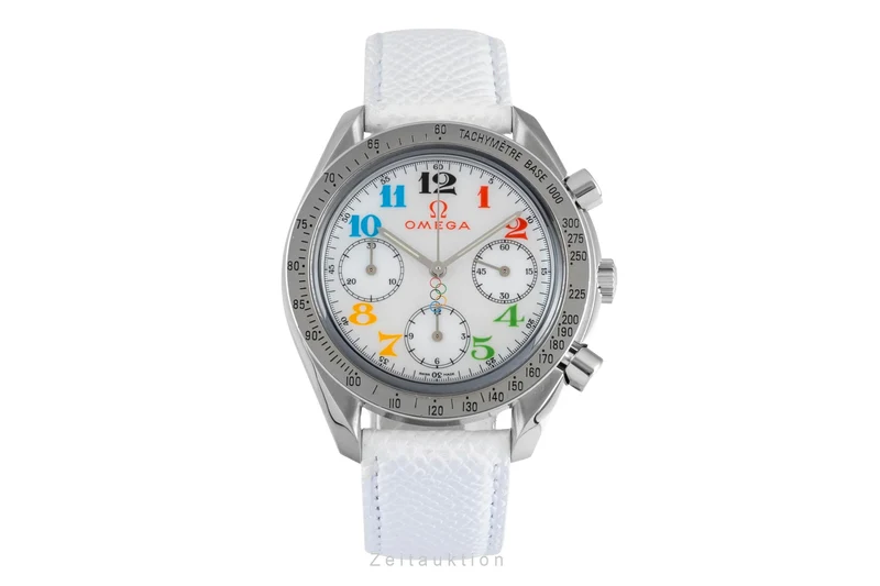 Omega Speedmaster chronograph silver-gilt automatic men's watch 3836.70.36 [2604839]