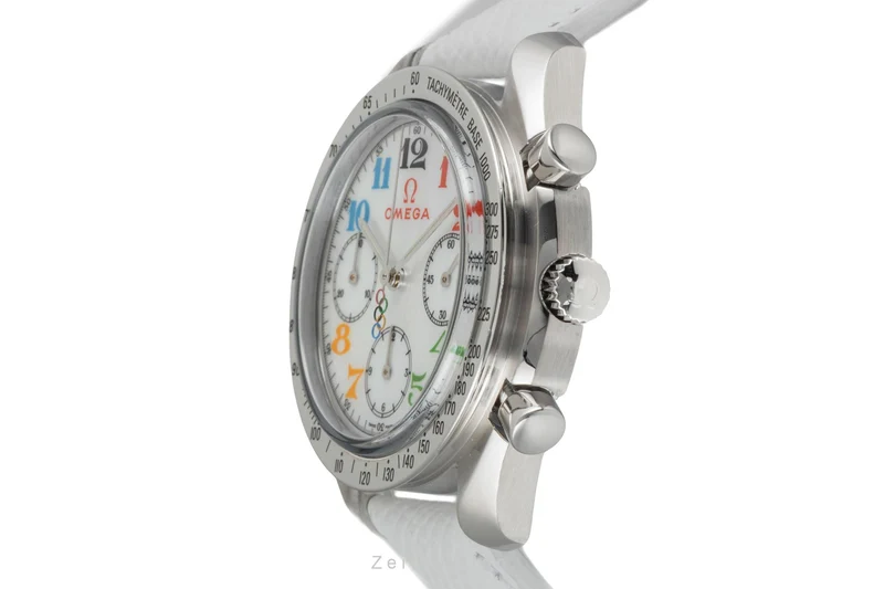 Omega Speedmaster chronograph silver-gilt automatic men's watch 3836.70.36 [2604839]