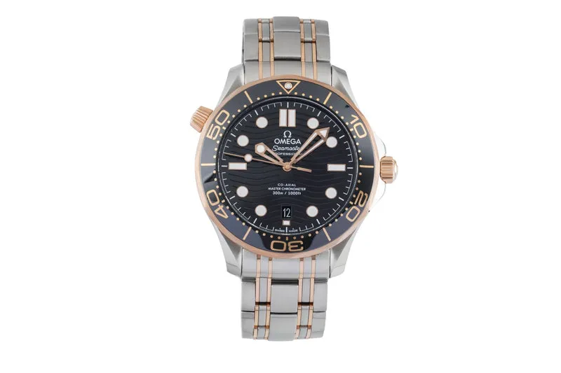 Omega Seamaster steel / gold automatic men's watch 210.20.42.20.01.001 LP: 14200EUR [2605286]