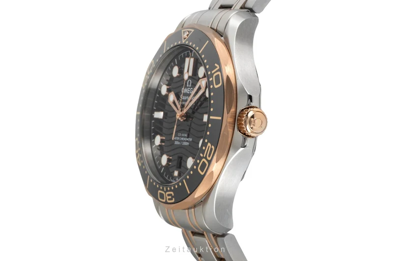 Omega Seamaster steel / gold automatic men's watch 210.20.42.20.01.001 LP: 14200EUR [2605286]