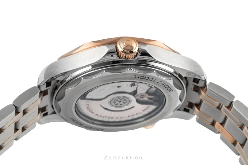Omega Seamaster steel / gold automatic men's watch 210.20.42.20.01.001 LP: 14200EUR [2605286]