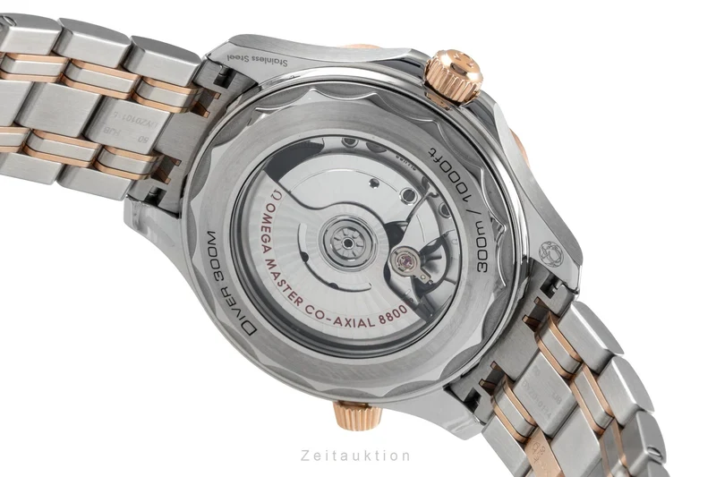 Omega Seamaster steel / gold automatic men's watch 210.20.42.20.01.001 LP: 14200EUR [2605286]