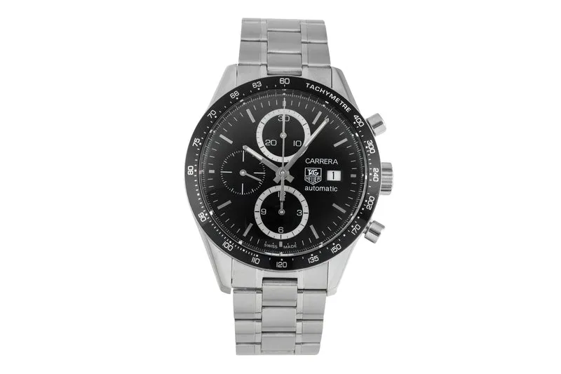 Tag Heuer Carrera chronograph steel automatic men's watch CV2010.BA0794 [2605231]