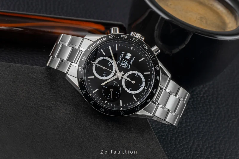 Tag Heuer Carrera chronograph steel automatic men's watch CV2010.BA0794 [2605231]