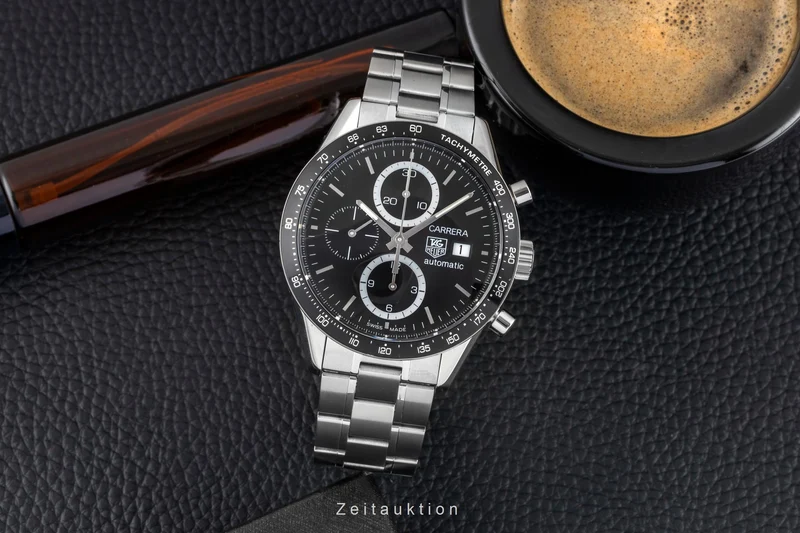 Tag Heuer Carrera chronograph steel automatic men's watch CV2010.BA0794 [2605231]