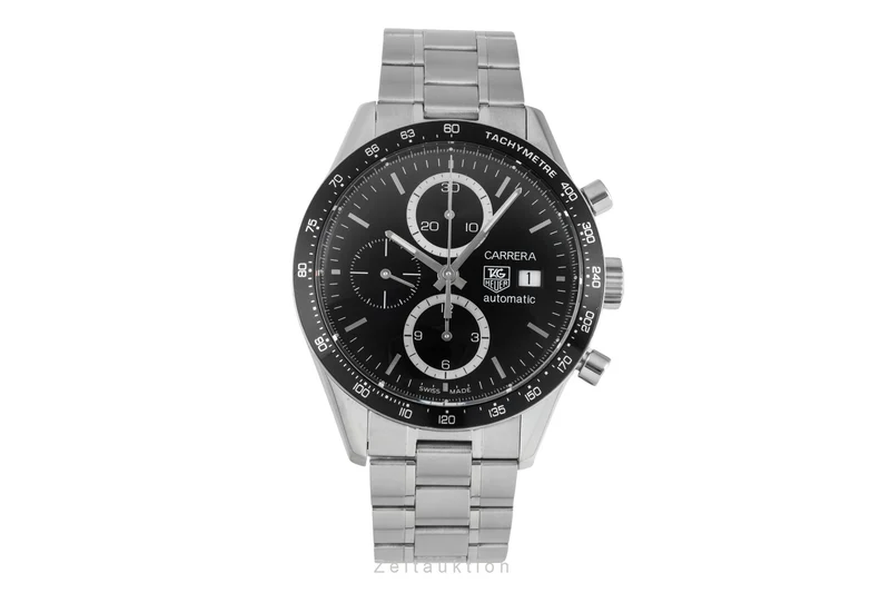 Tag Heuer Carrera chronograph steel automatic men's watch CV2010.BA0794 [2605231]