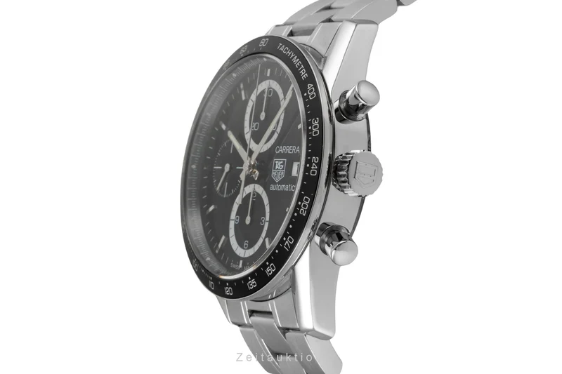 Tag Heuer Carrera chronograph steel automatic men's watch CV2010.BA0794 [2605231]