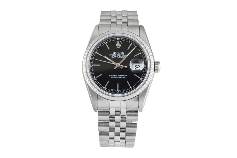 Rolex Datejust steel automatic men's watch 16220 [2605313]