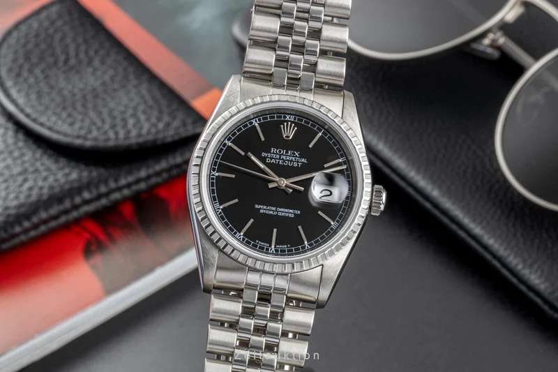 Rolex Datejust steel automatic men's watch 16220 [2605313]