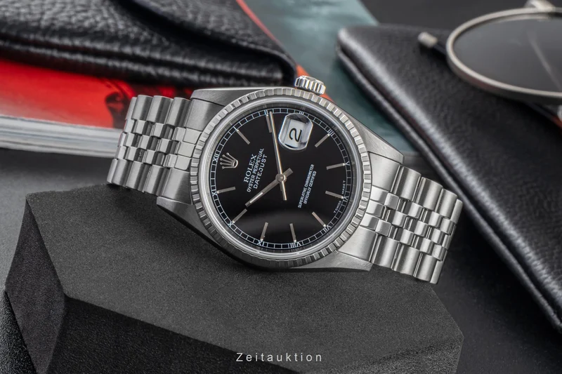 Rolex Datejust steel automatic men's watch 16220 [2605313]