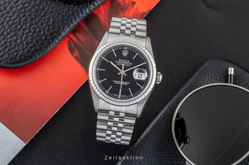 Rolex Datejust steel automatic men's watch 16220 [2605313]