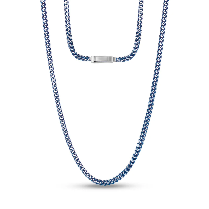 Elektrisch blaue Franco-Gliederkette