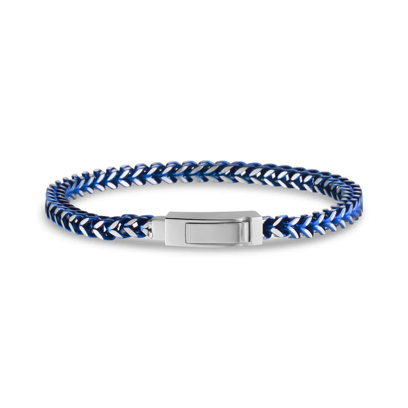 Elektrisch blaues Franco-Gliederarmband