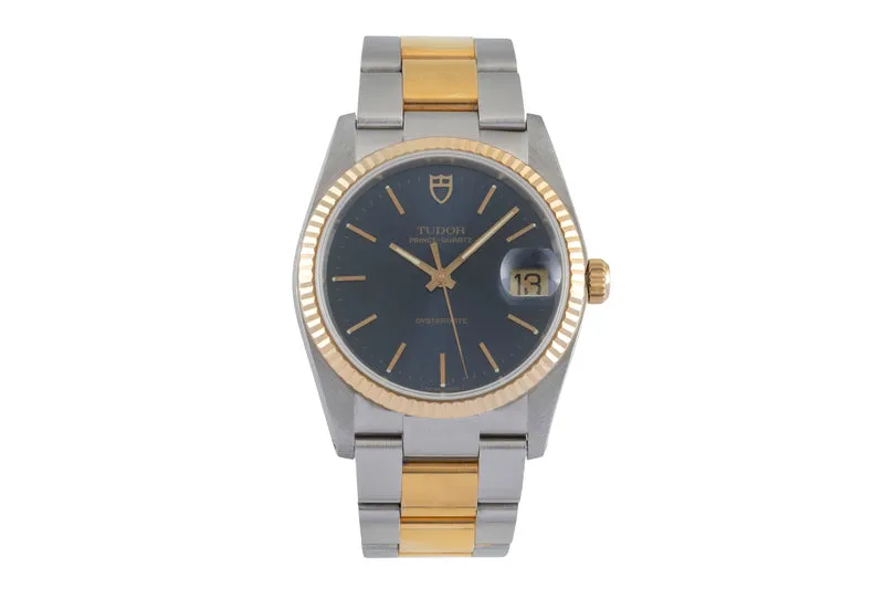 Tudor Oysterdate steel / gold quartz men's watch 84133 [2604828]