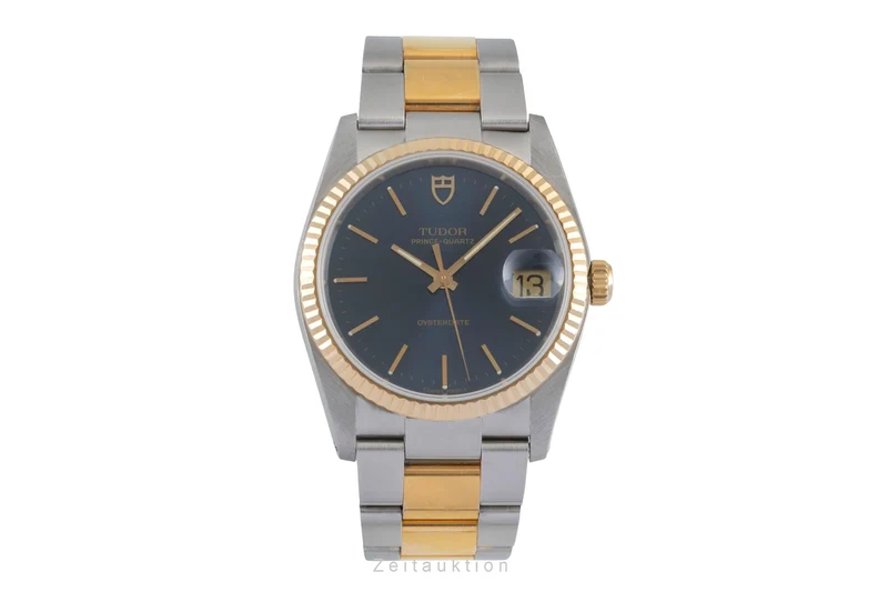 Tudor Oysterdate steel / gold quartz men's watch 84133 [2604828]