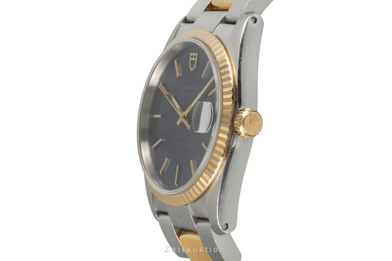 Tudor Oysterdate steel / gold quartz men's watch 84133 [2604828]