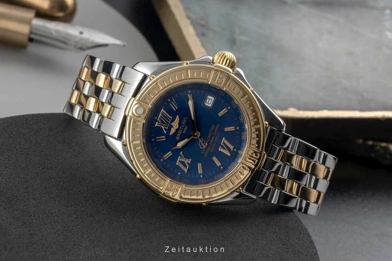 Breitling B-Class steel / gold quartz women's watch D67365 [2605193]