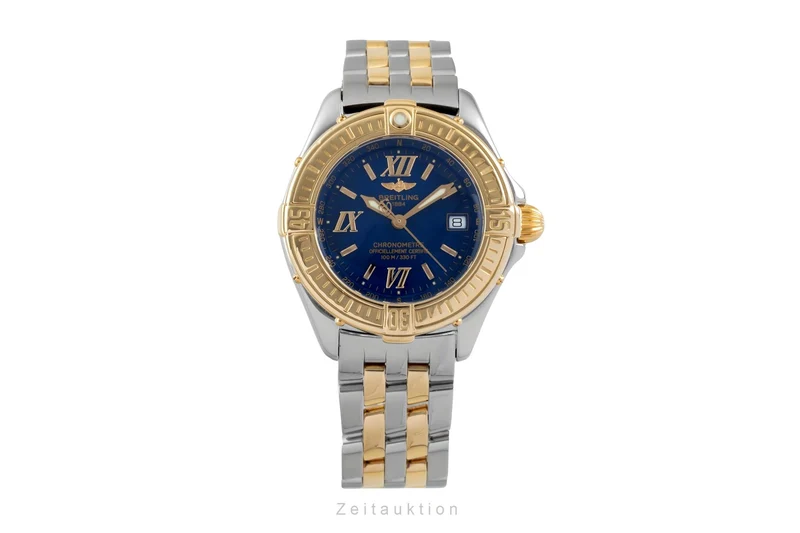 Breitling B-Class steel / gold quartz women's watch D67365 [2605193]