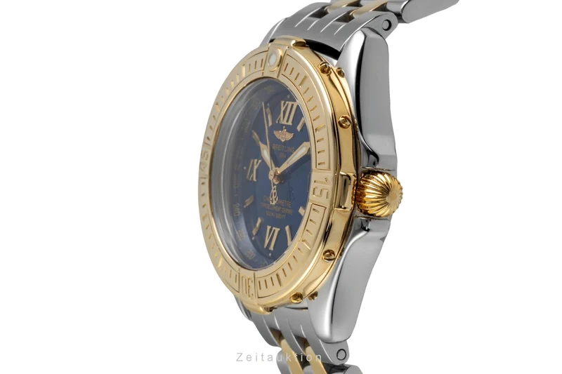 Breitling B-Class steel / gold quartz women's watch D67365 [2605193]