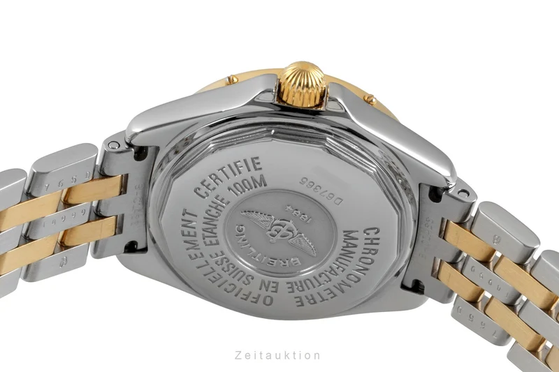 Breitling B-Class steel / gold quartz women's watch D67365 [2605193]