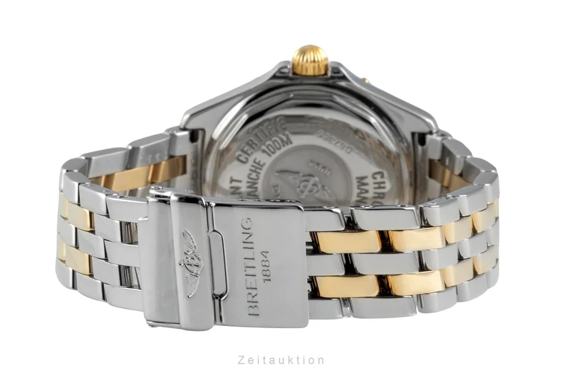 Breitling B-Class steel / gold quartz women's watch D67365 [2605193]