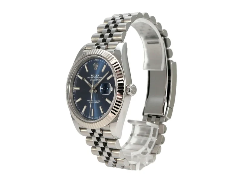 Rolex Datejust 41 Edelstahl Weißgold 126334 Blau Jubile-Band