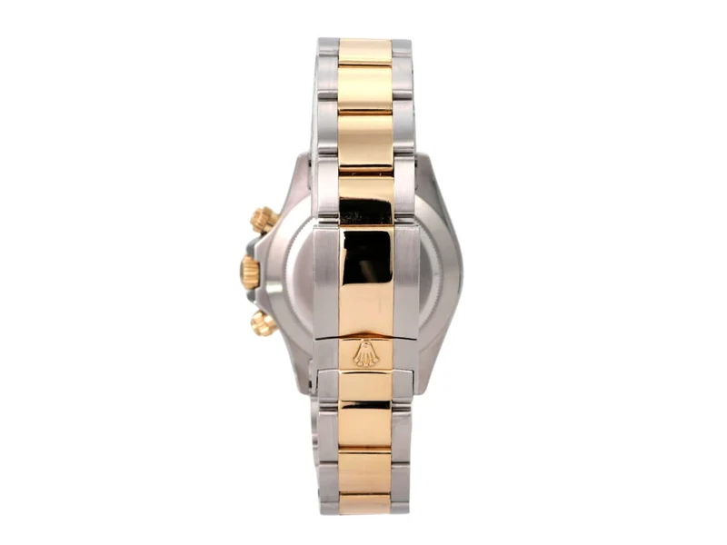 Rolex Daytona Edelstahl Gelbgold 116523 Weiß