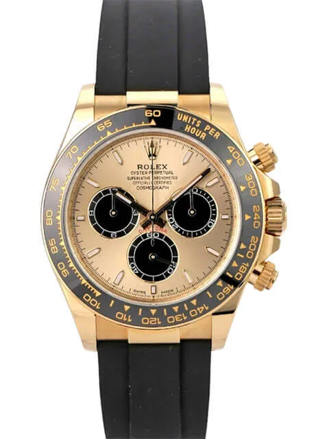 Rolex Daytona 126518LN Gelbgold Oysterflex Champagner