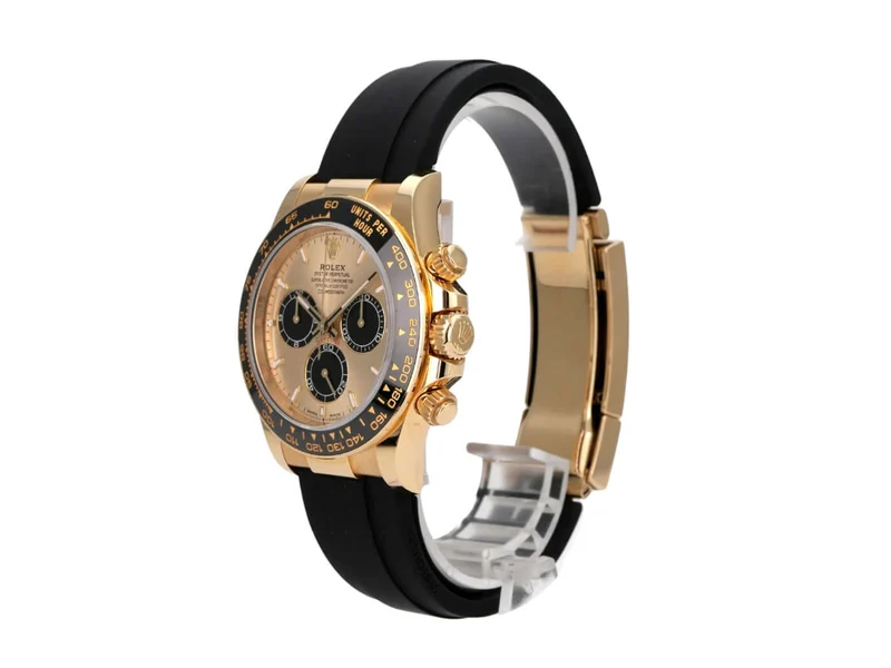 Rolex Daytona 126518LN Gelbgold Oysterflex Champagner