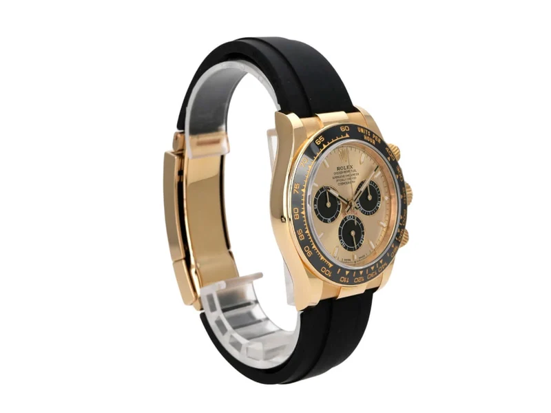 Rolex Daytona 126518LN Gelbgold Oysterflex Champagner