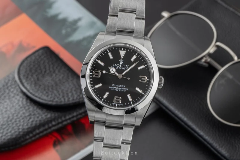 Rolex Oyster Perpetual steel automatic men's watch 214270 [2604876]