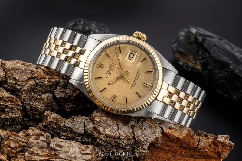 Rolex Datejust steel / gold automatic men's watch 1601 Vintage [2604881]