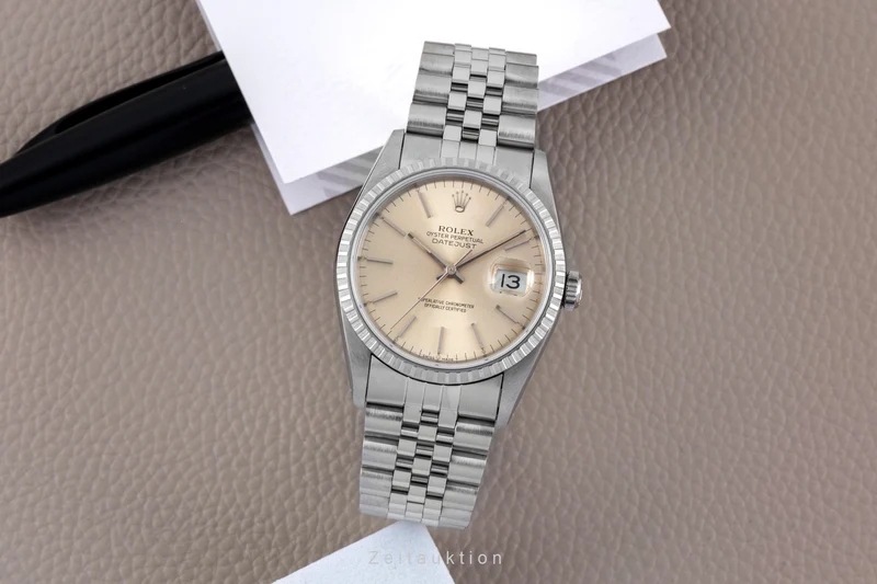 Rolex Datejust steel automatic men's watch 16220 [2604754]