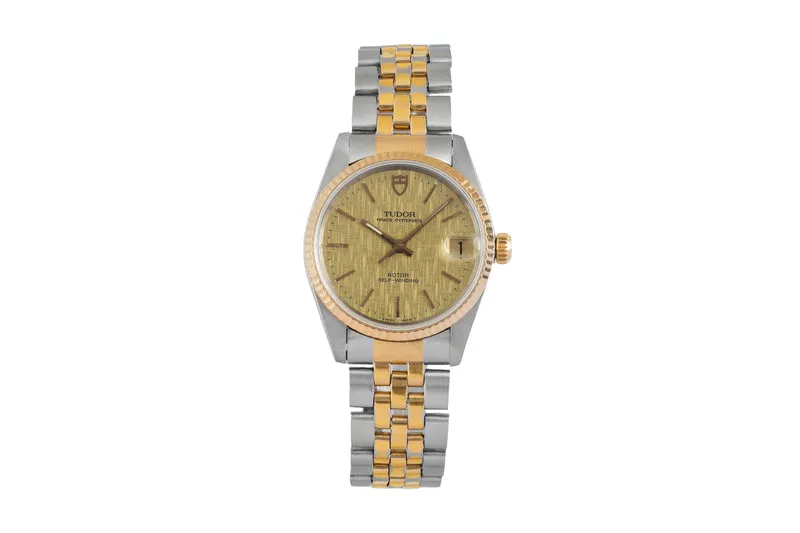 Tudor Prince Oysterdate steel / gold automatic men's watch 72033 [2605303]