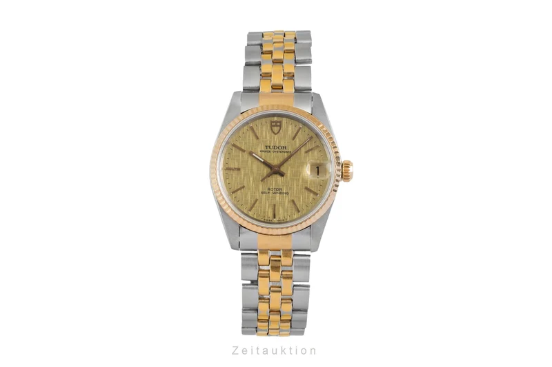 Tudor Prince Oysterdate steel / gold automatic men's watch 72033 [2605303]