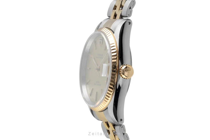 Tudor Prince Oysterdate steel / gold automatic men's watch 72033 [2605303]