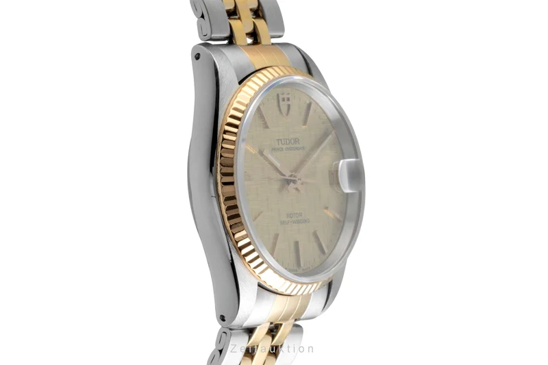 Tudor Prince Oysterdate steel / gold automatic men's watch 72033 [2605303]