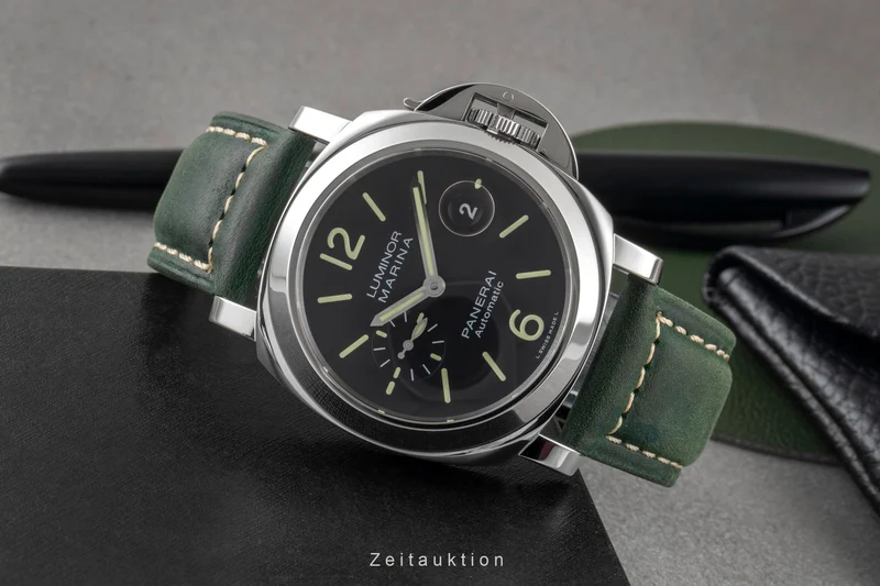 Panerai Luminor Marina steel automatic men's watch PAM01104 LP: 9200EUR [2605271]