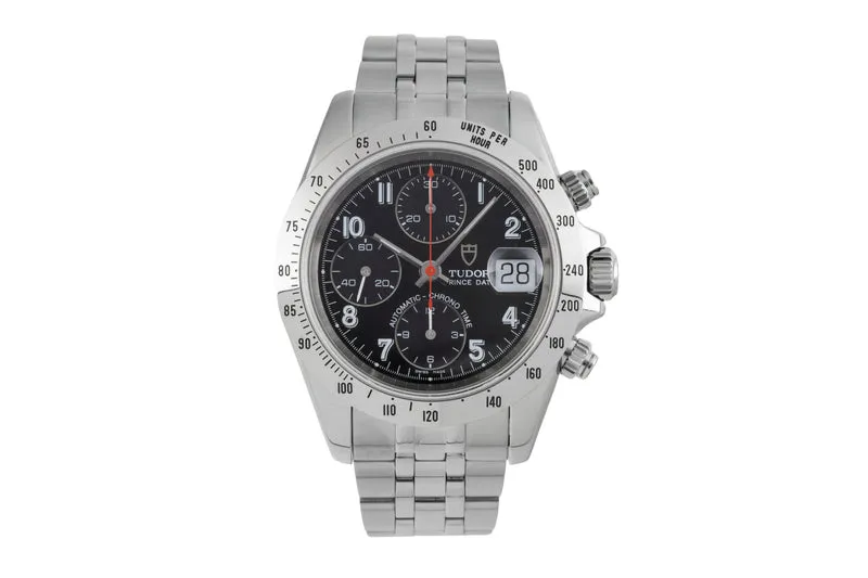 Tudor Prince Date chronograph steel automatic men's watch 79280P [2605134]