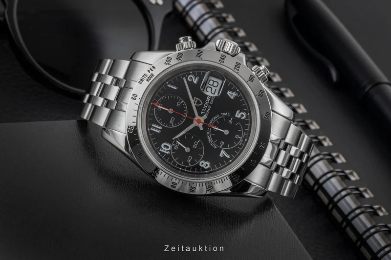 Tudor Prince Date chronograph steel automatic men's watch 79280P [2605134]