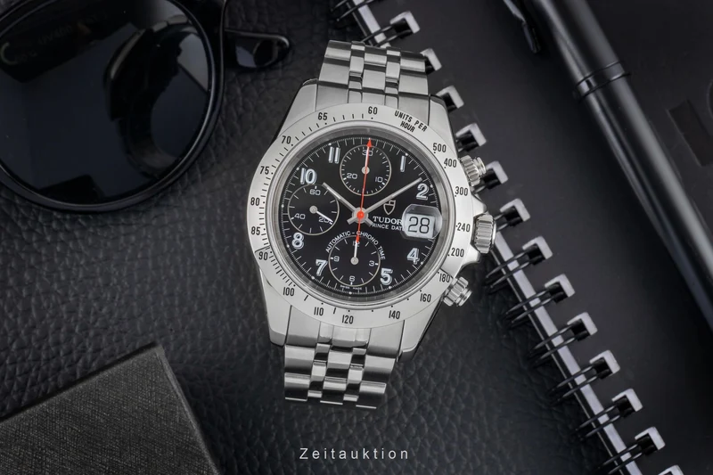 Tudor Prince Date chronograph steel automatic men's watch 79280P [2605134]