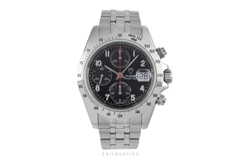 Tudor Prince Date chronograph steel automatic men's watch 79280P [2605134]