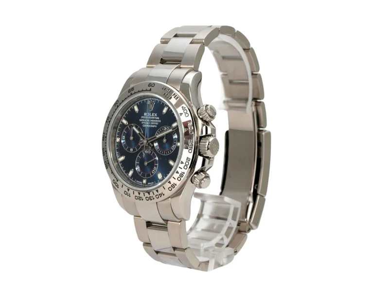 Rolex Cosmograph Daytona 116509 Weißgold Blau