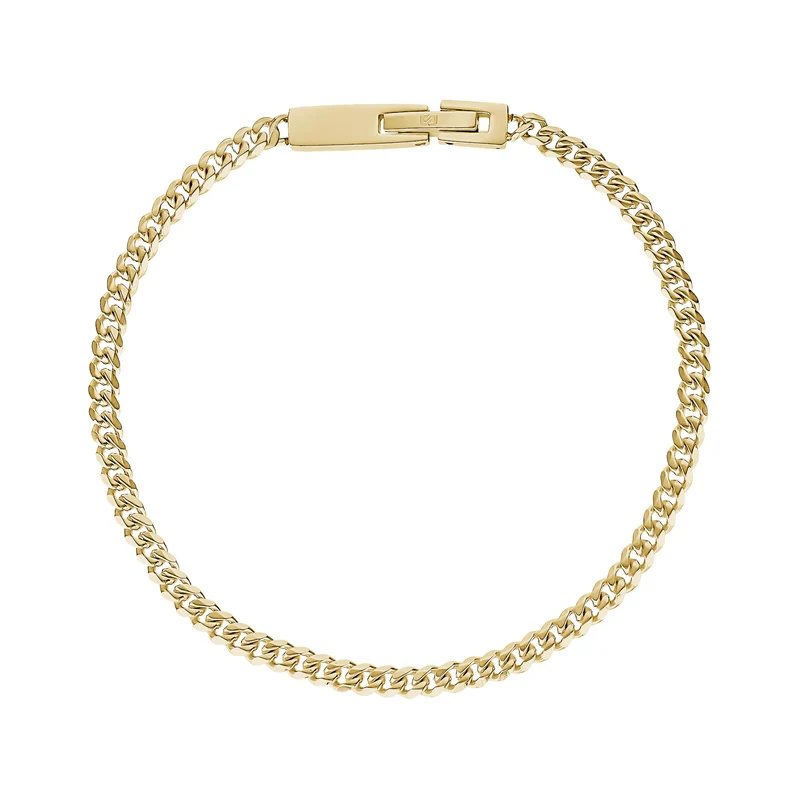 3,5 mm gravierbares kubanisches Gliederarmband