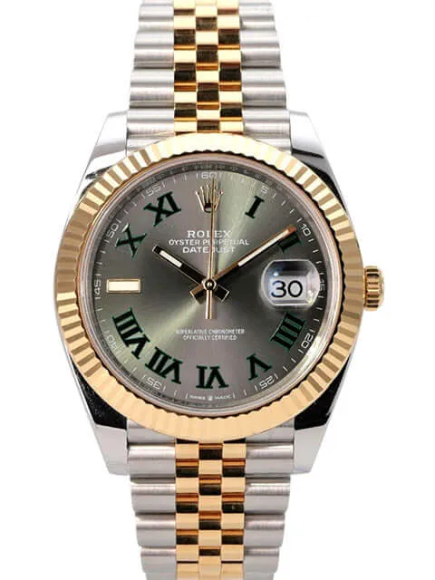 Rolex Datejust 41 Edelstahl Gelbgold 126333 Slate Jubile-Band